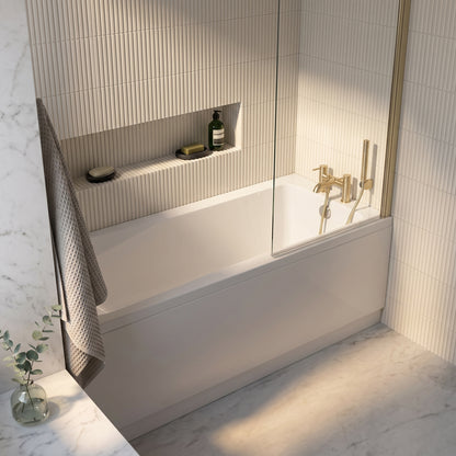 Fairford Dunsford Pro Reinforced 1700 x 700mm Single Ended Straight Bath