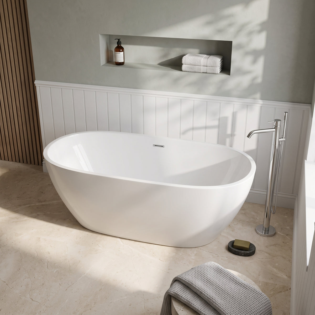 Fairford Earlwood 1650 x 750mm Freestanding Bath