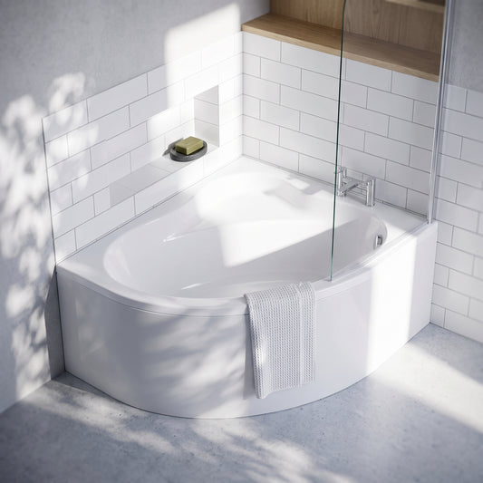 Fairford 1450 x 950mm LH Corner Bath