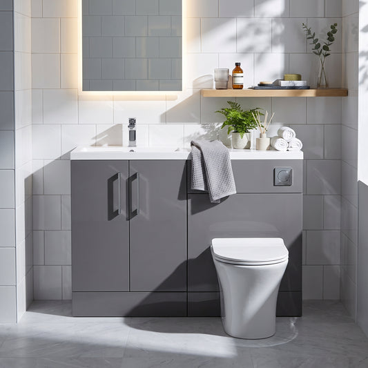 Fairford Union 1000mm Grey Gloss Pack