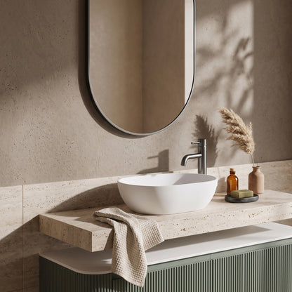 Fairford Velaro Gunmetal 500 x 800mm Mirror