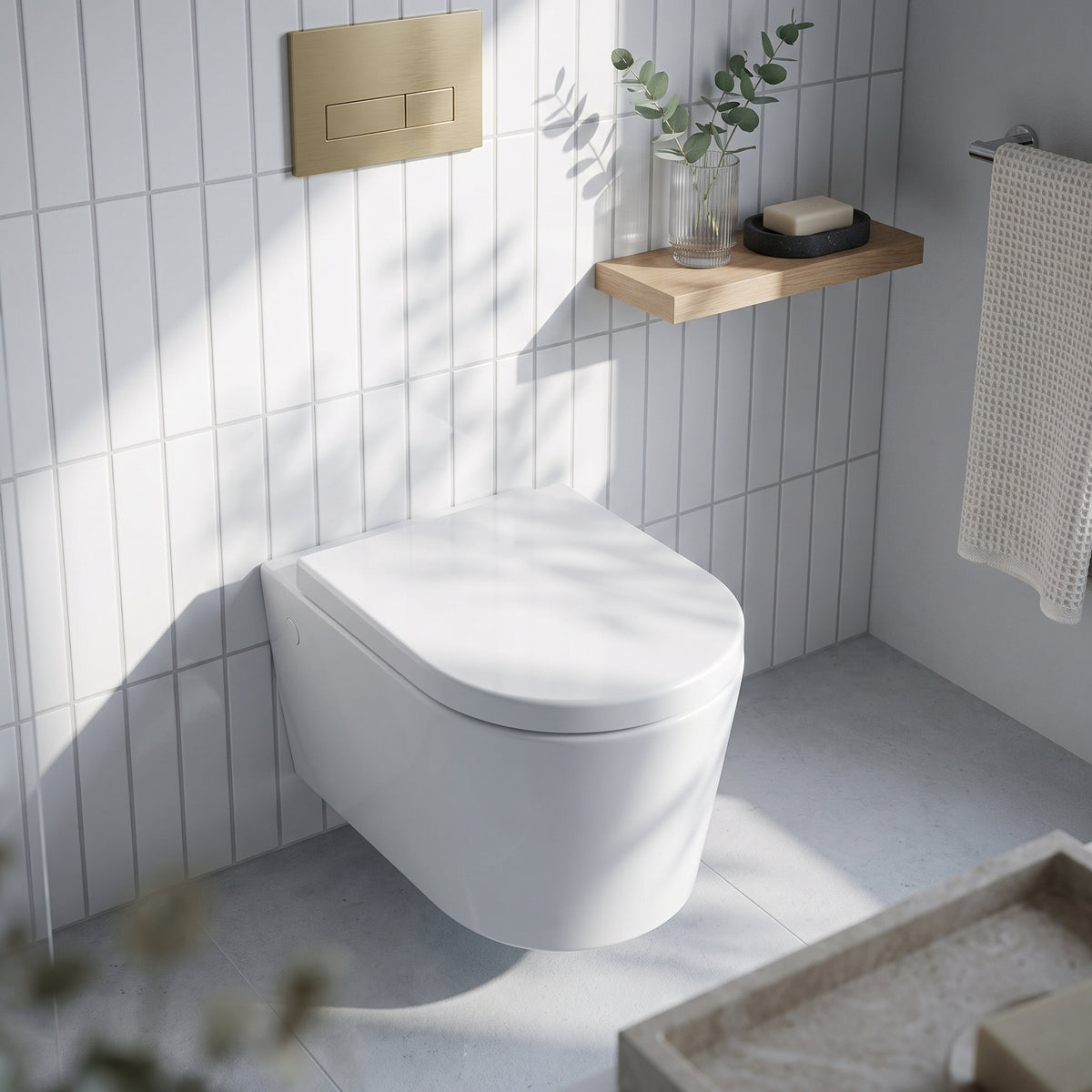 Fairford Handel Pro Wall Hung Toilet with Seat