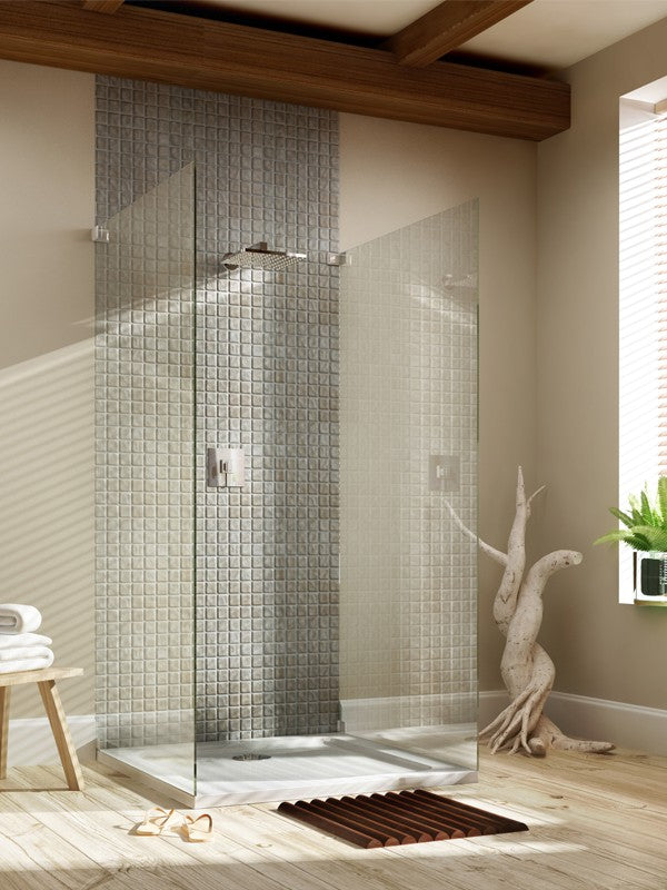 Fairford 800 x 800mm Antislip Quadrant 2 Upstand Shower Tray