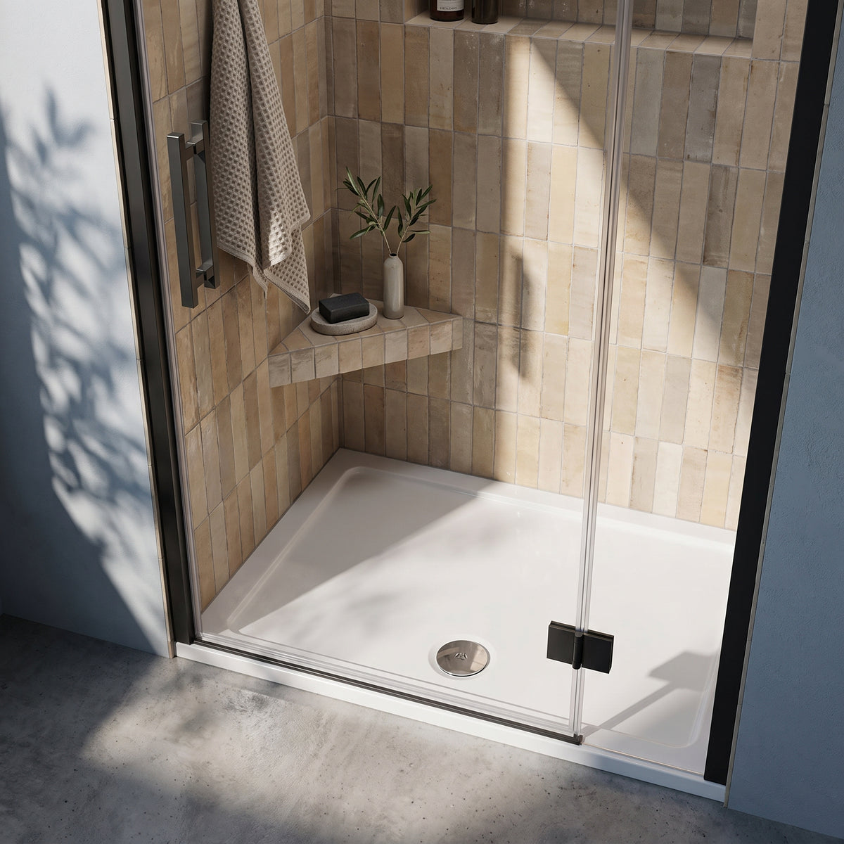 Fairford 900 X 800mm Rectangular Shower Tray