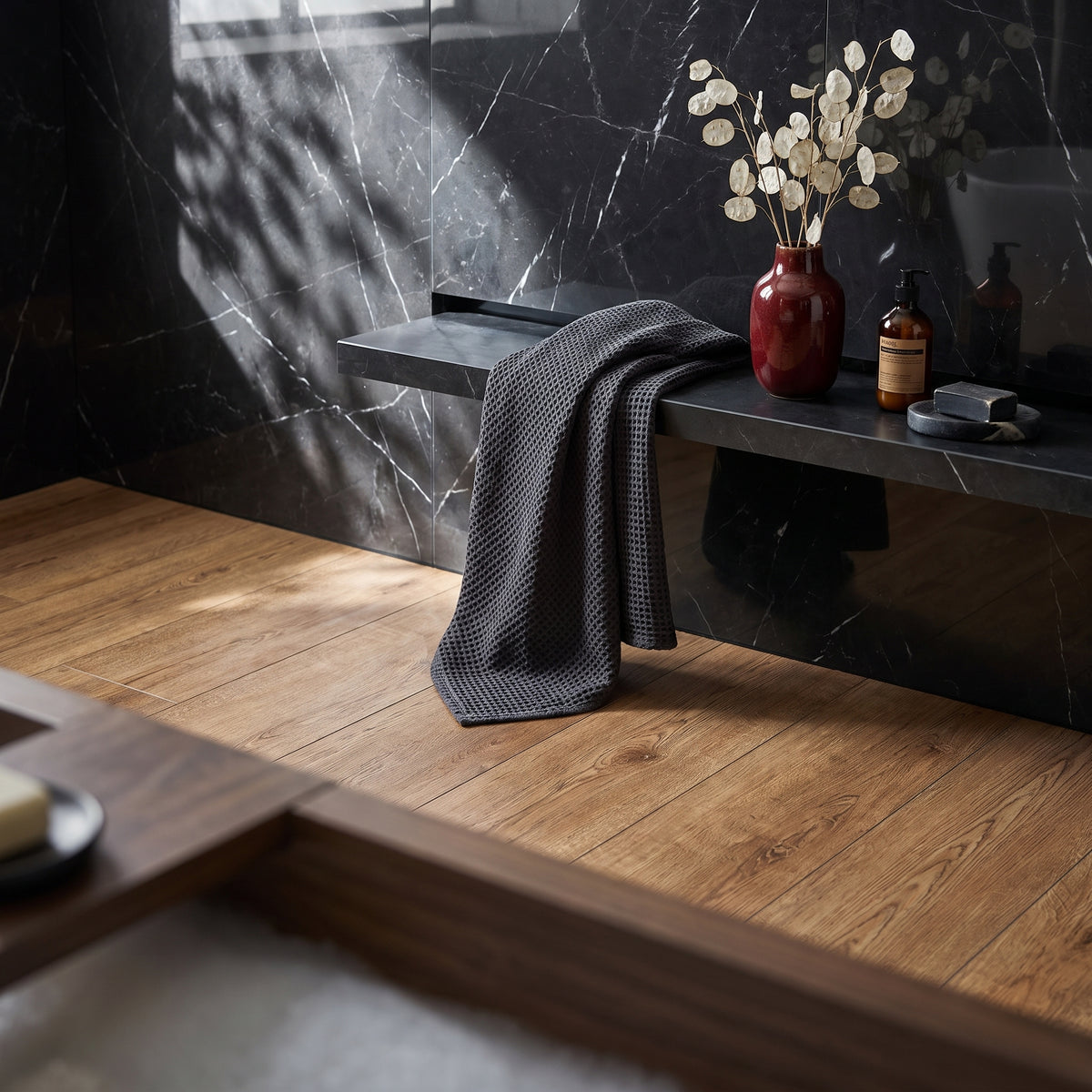 Rivato Country Oak 1220 x 183mm Solidcore Waterproof Click Flooring Planks (Pack of 8) - 1.79m Per Pack