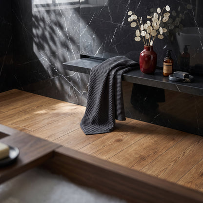 Rivato Country Oak 1220 x 183mm Solidcore Waterproof Click Flooring Planks (Pack of 8) - 1.79m Per Pack