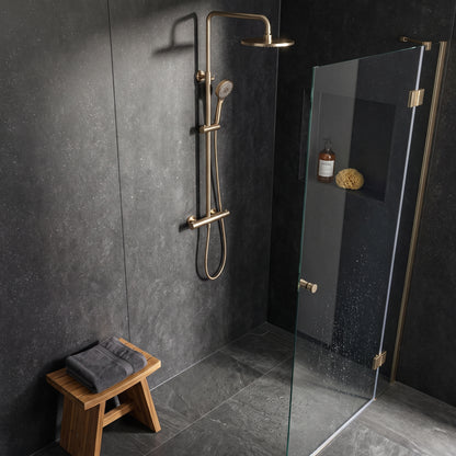 Hydraset Black Mineral 1200 x 2400 Square Edge Wall Panel