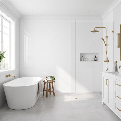 Hydraset Alpine White Square Edge 2400x1200mm