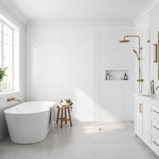 Hydraset Alpine White Square Edge 2400x1200mm