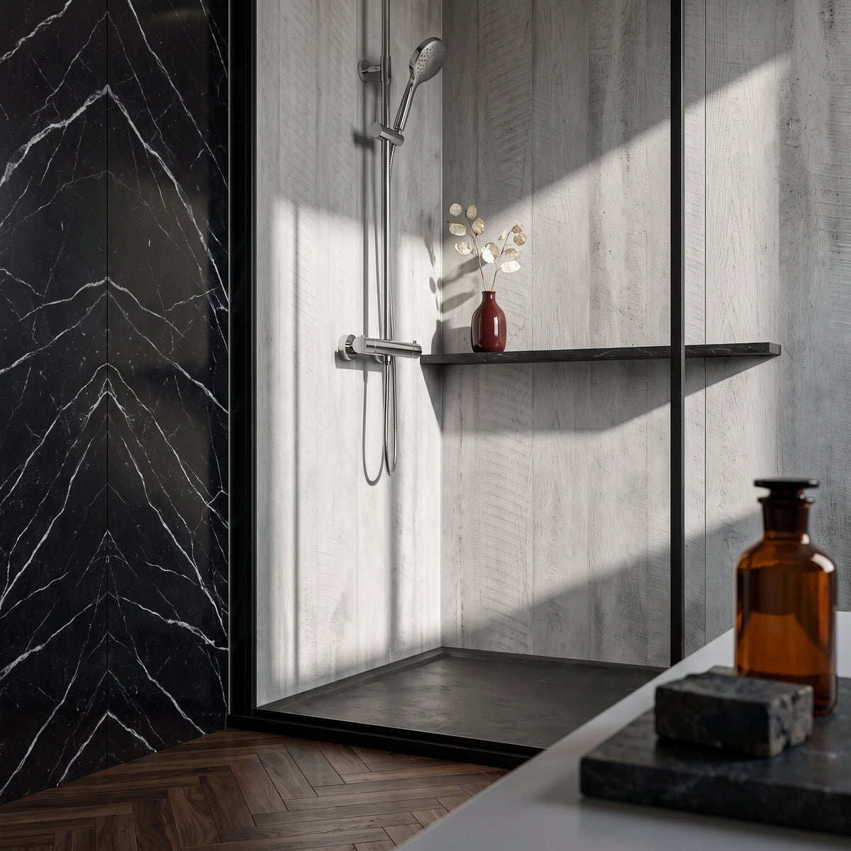 Hydraset Concrete Formwood Textured 1200 x 2400 Square Edge Wall Panel