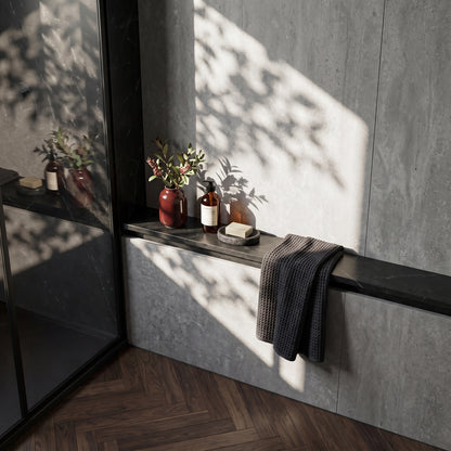 Hydraset Essentials Grey Concrete 2 pack Wall Panels 1000x2400mm