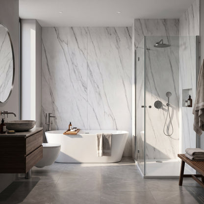 Hydraset Pure Carrara Marble Matt Setlock 2400x1200mm