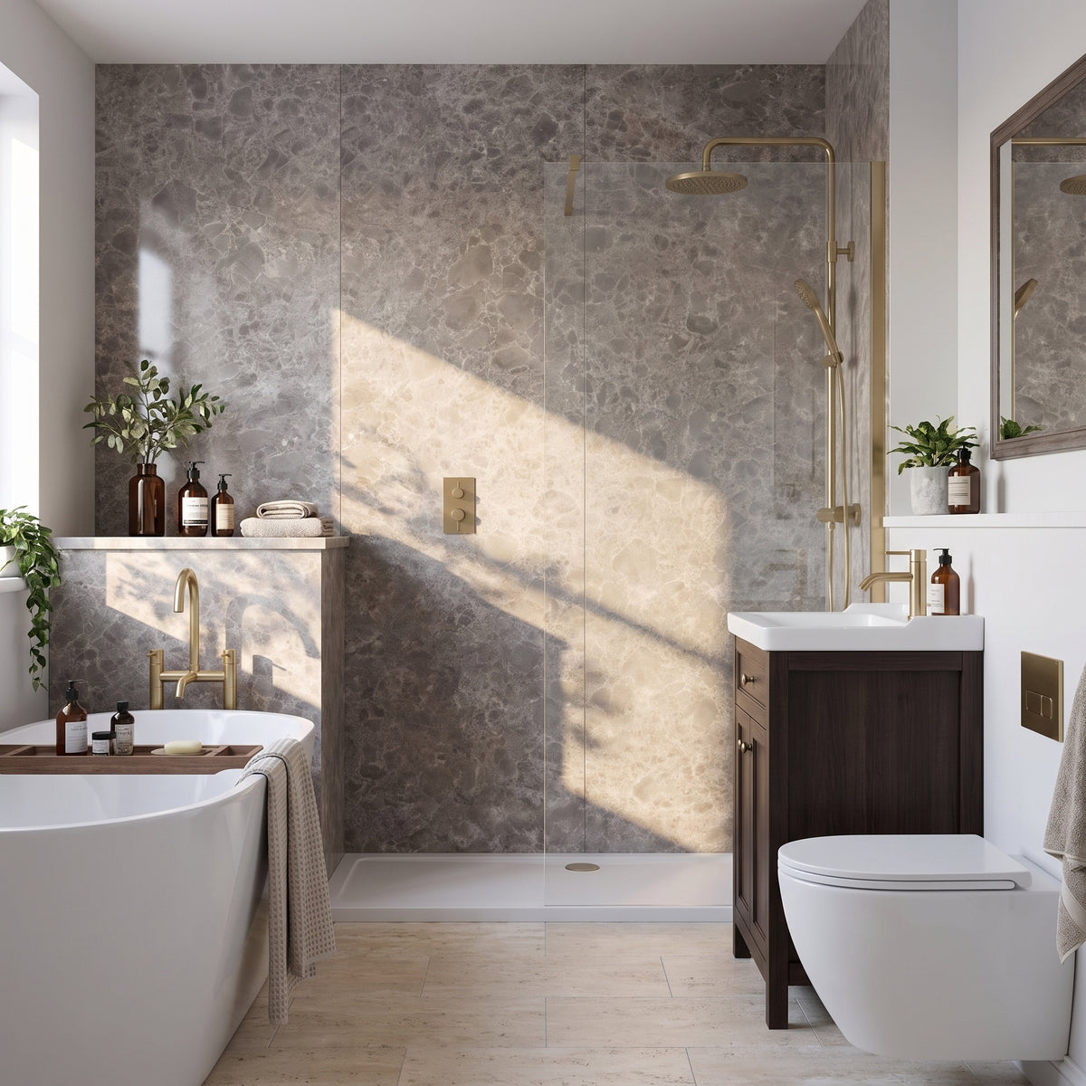 Hydraset Siena Marble 1200 x 2400 Setlock Wall Panel