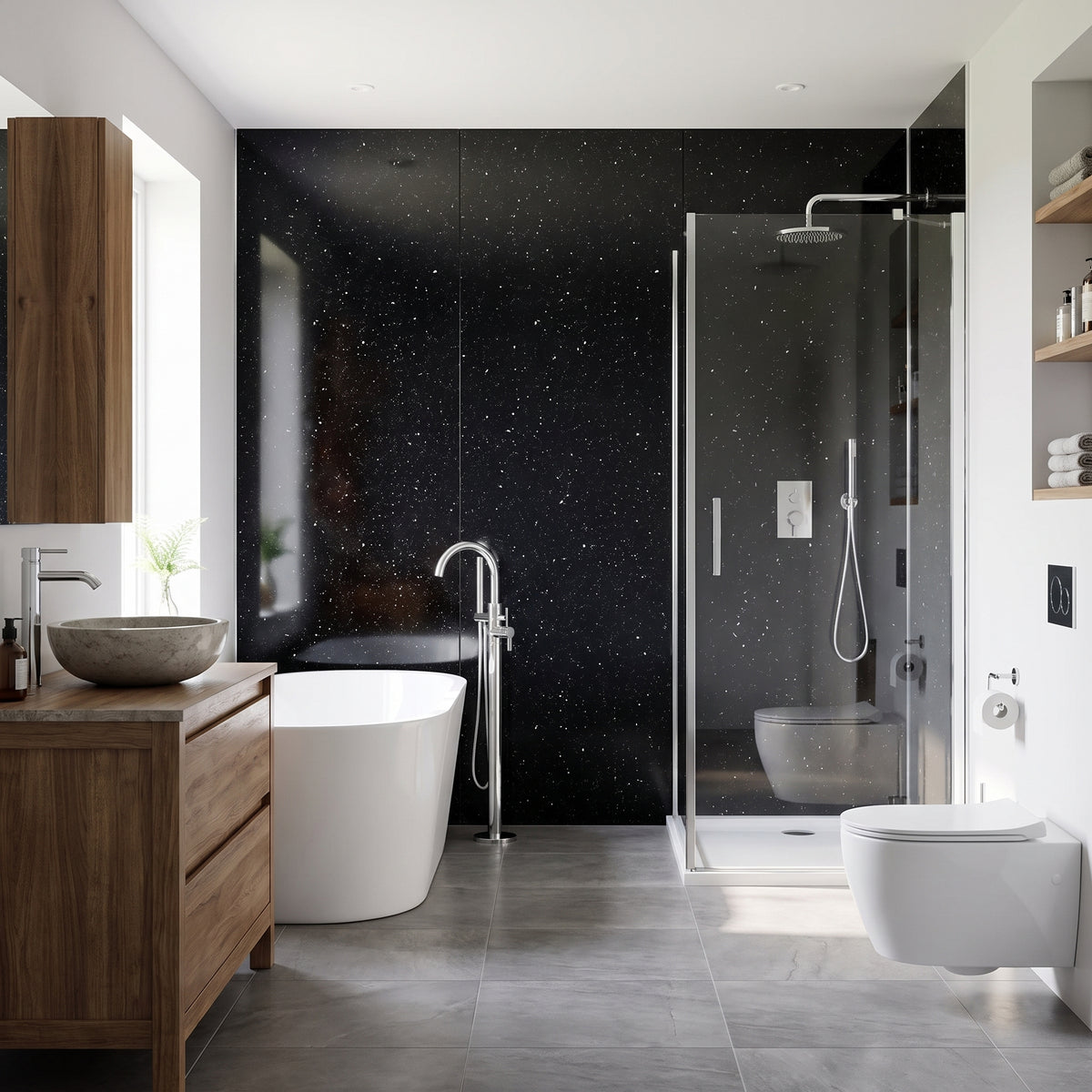 Hydraset Stardust Gloss 1200 x 2400 Setlock Wall Panel