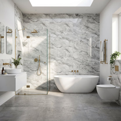 Hydraset Stratus Marble Square Edge 2400 x 1200