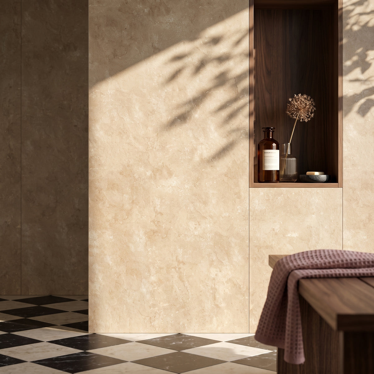 Hydraset Travertine Square Edge 2400x1200mm