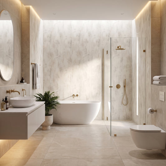 Hydraset White Gypsum 1200 x 2400 Setlock Wall Panel