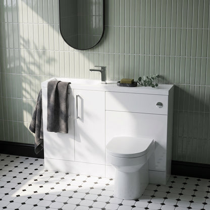 Fairford Union Gloss White 1200mm Slimline Combination Pack