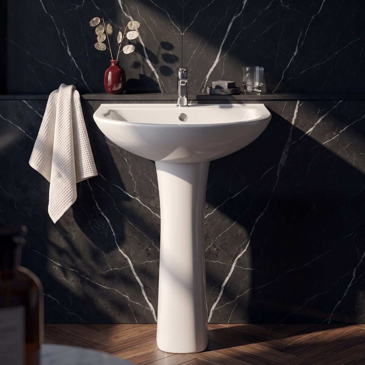 Fairford Sierra 560mm Basin and Pedestal