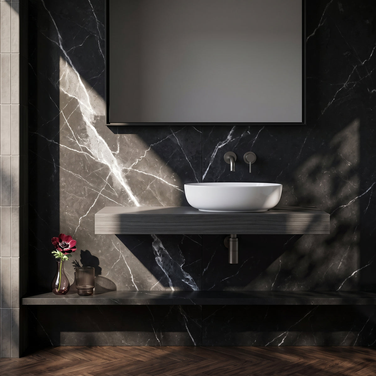 Fairford Anthracite Woodgrain Co-ord Worktop 1200x390x18mm
