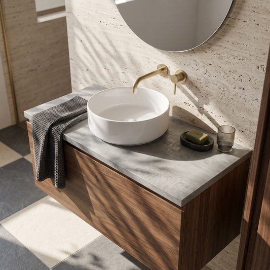 Fairford Bellato Grey Laminate Worktop 800 x 390 x 22mm