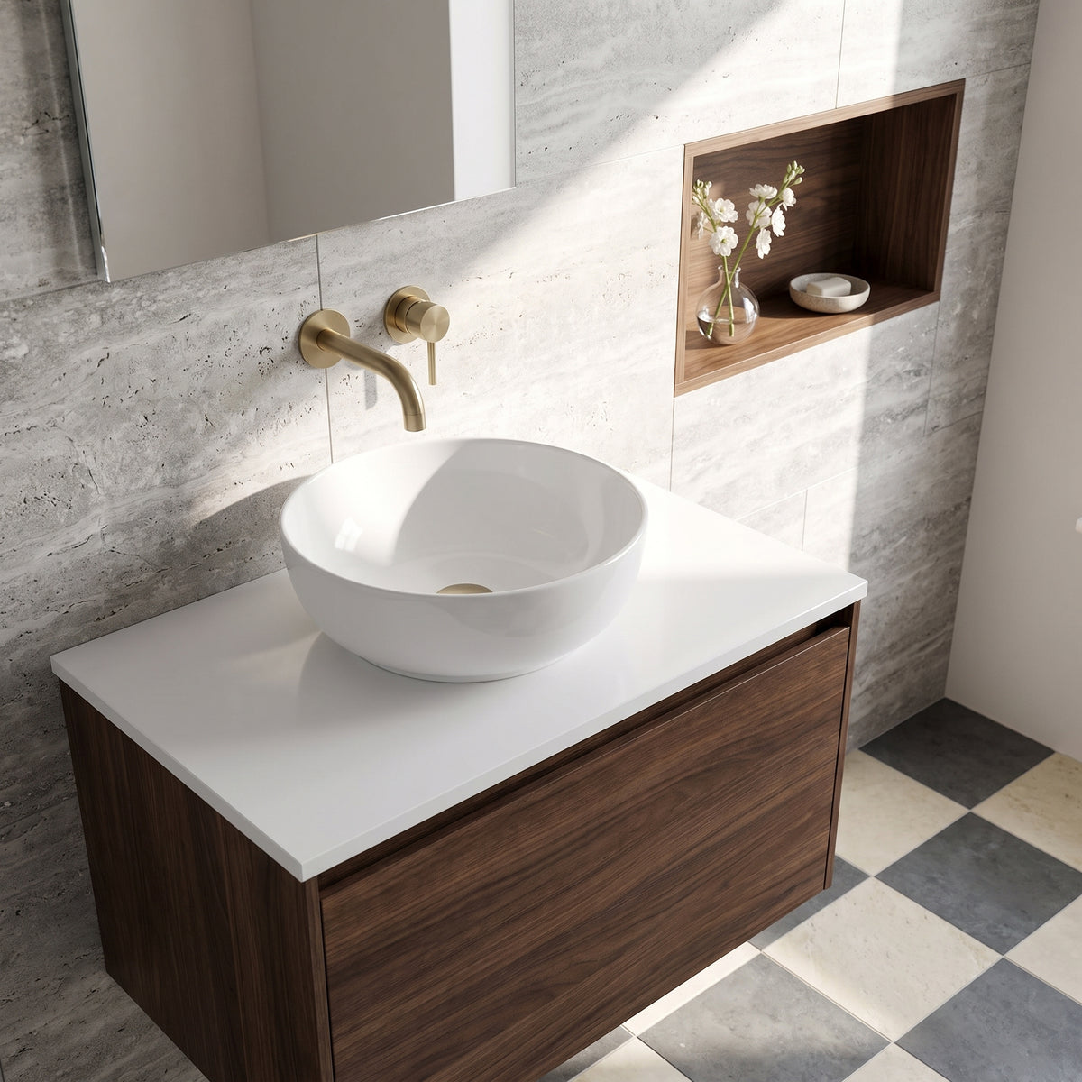 Fairford Gloss White Co-ordinating Worktop 600 x 390 x 18mm