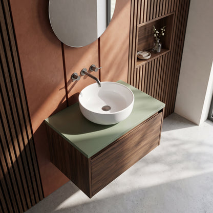 Fairford Satin Green Co-ordinating Worktop 600 x 390 x 18mm
