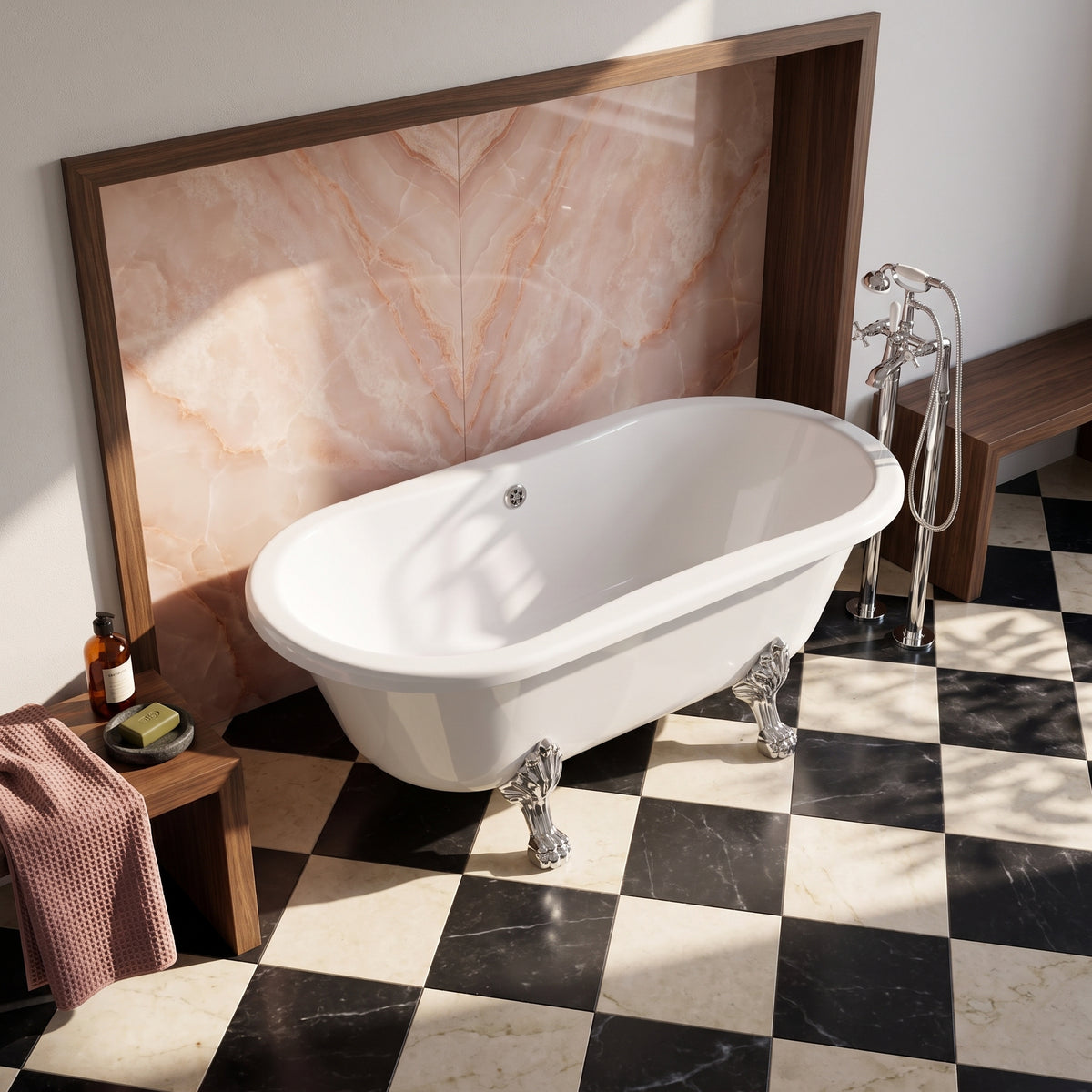 Fairford Bolsover 1500mm Freestanding Baths - Various Feet Options-Pride Feet