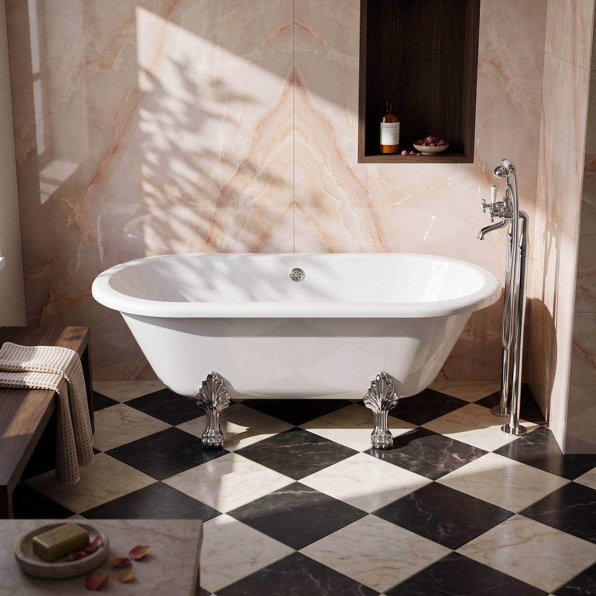 Fairford Bolsover 1700mm Freestanding Baths - Various Feet Options-Pride Feet