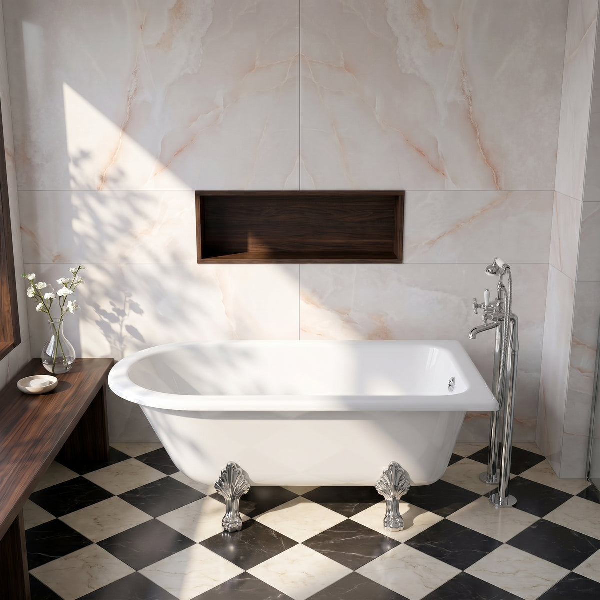 Fairford Middleham 1500mm Freestanding Baths - Various Feet Options-Pride Feet
