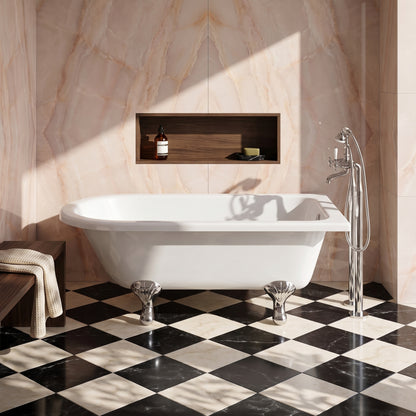 Fairford Middleham 1700mm Freestanding Baths - Various Feet Options-Corbel Feet