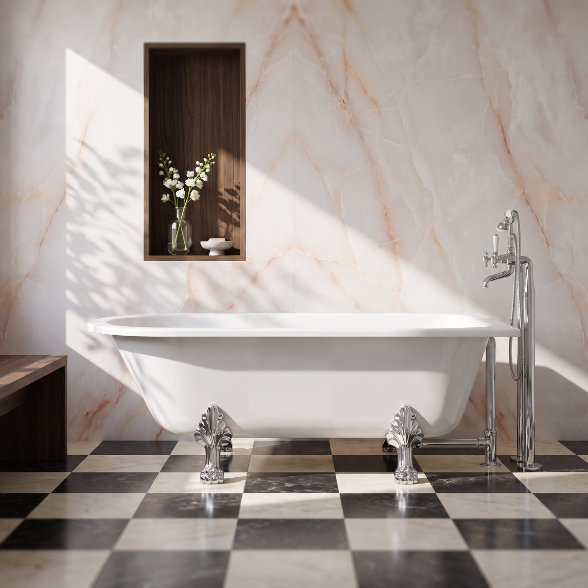 Fairford Middleham 1700mm Freestanding Baths - Various Feet Options-Pride Feet