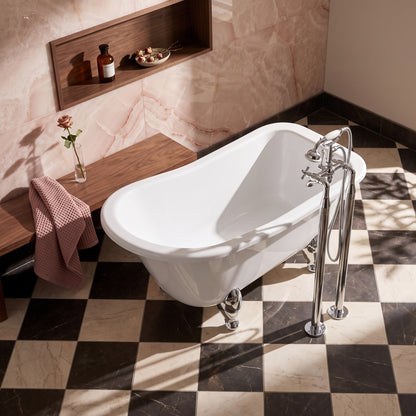 Fairford Portchester 1700mm Freestanding Baths - Various Feet Options-Deacon Feet