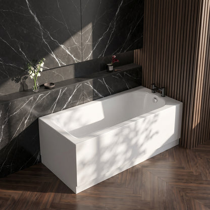 1600 x 700mm Steel Bath, 2TH