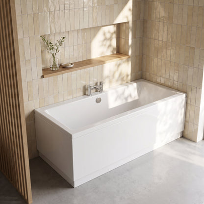 Fairford Onero Pro Reinforced 1800 x 800mm Double Ended Straight Bath