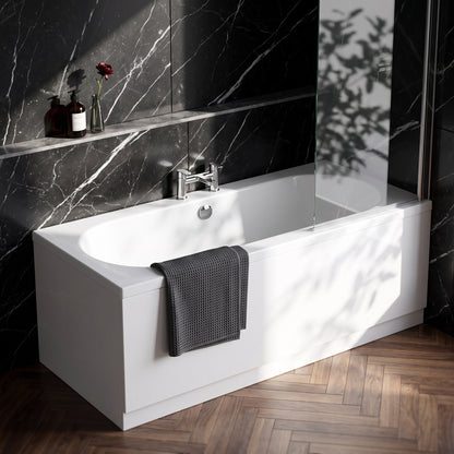 Fairford Ordo 1700 x 700mm Double Ended Straight Bath, 0TH