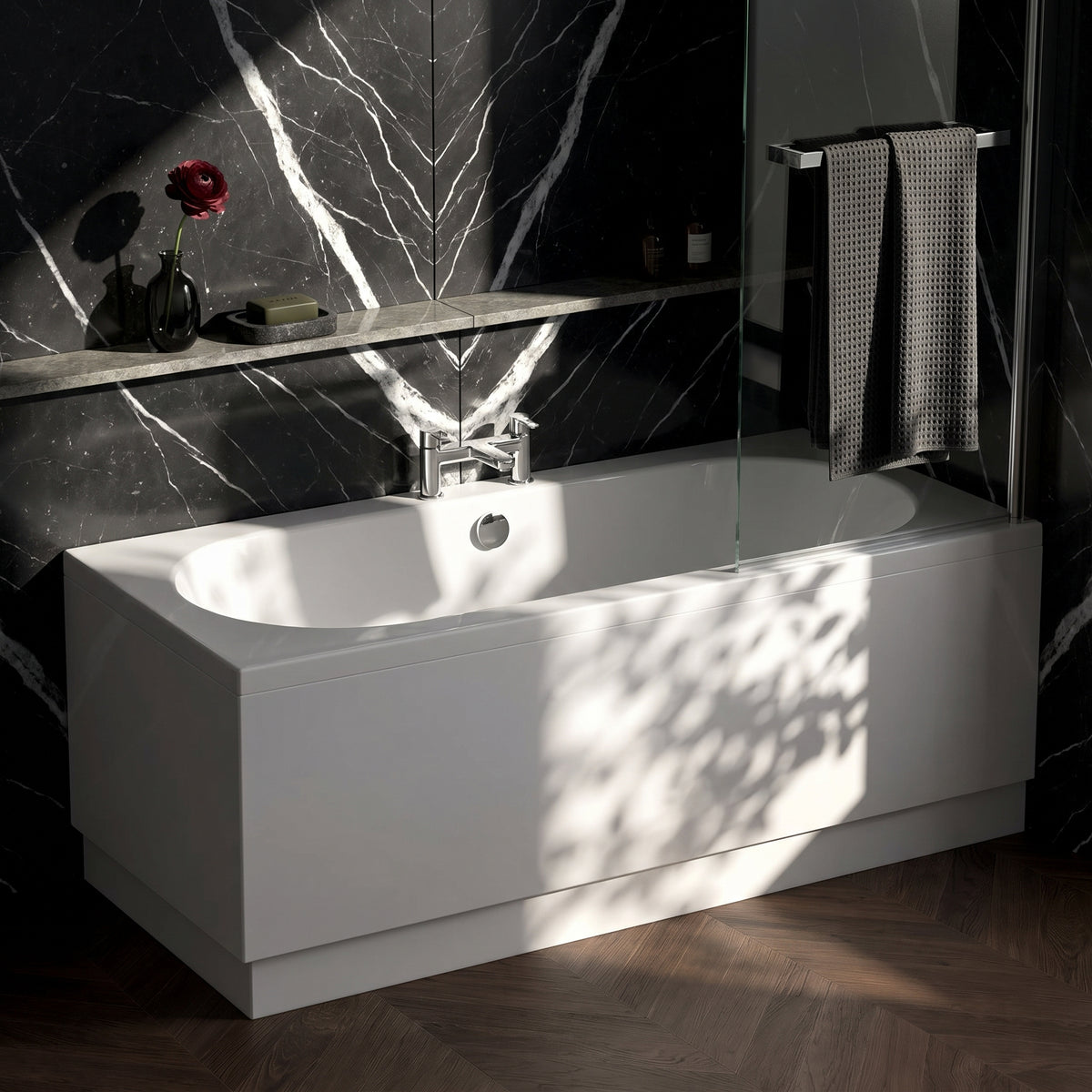 Fairford Ordo Pro Reinforced 1700 x 750mm Double Ended Straight Bath