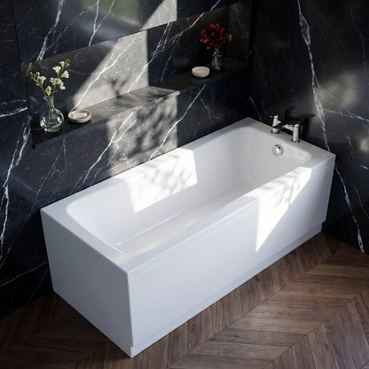 Fairford Una Thin Edge 1700 x 700mm Single Ended Straight Bath