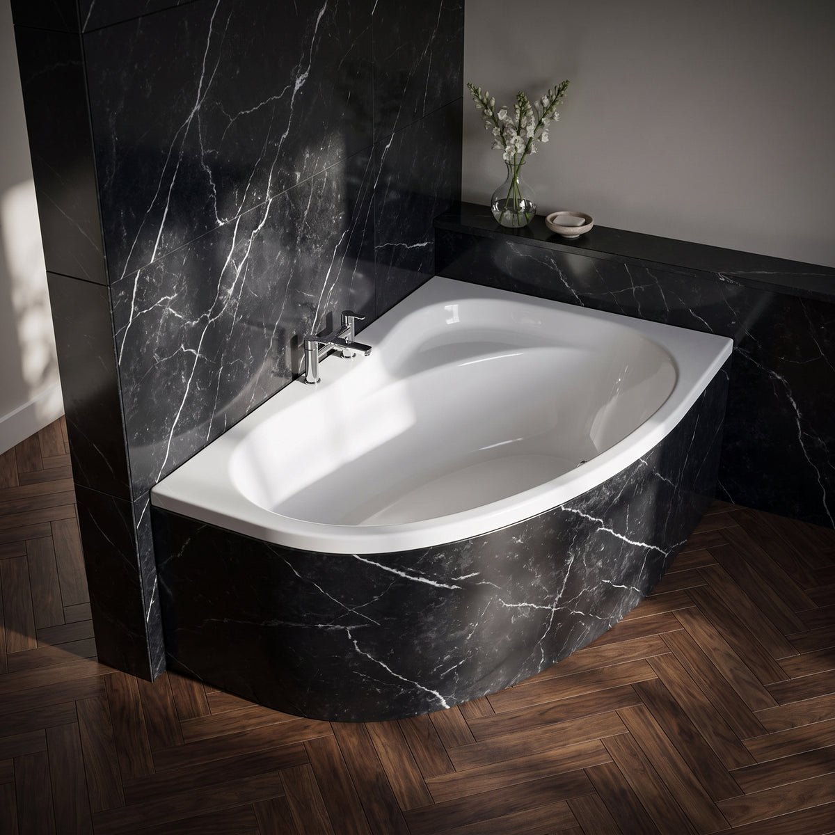 Fairford 1450 x 950mm RH Corner Bath