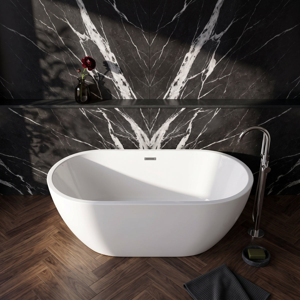 Fairford Palermo 1500 x 780 x 590mm Freestanding Bath