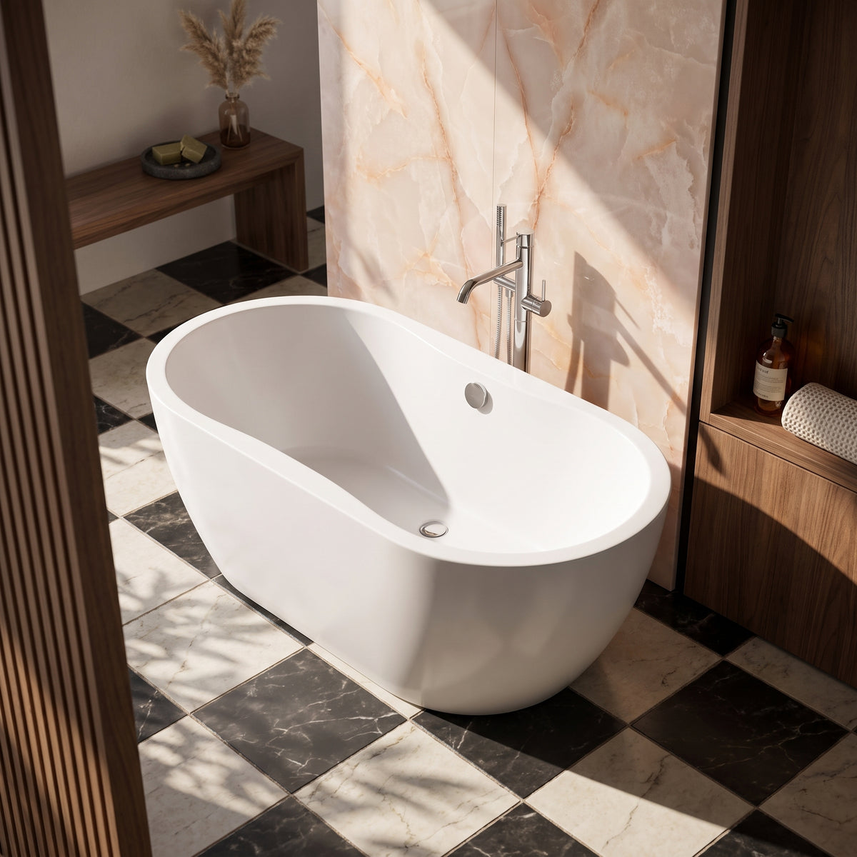 Fairford Woodsley 1655 x 750mm Freestanding Bath