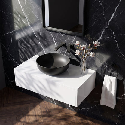 Fairford Linea Gloss White 800mm Wall Hung Vanity Shelf