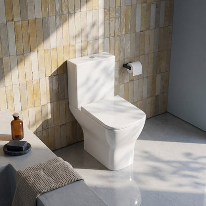 Fairford Grove Close Coupled Rimless Toilet with Wrapover Seat
