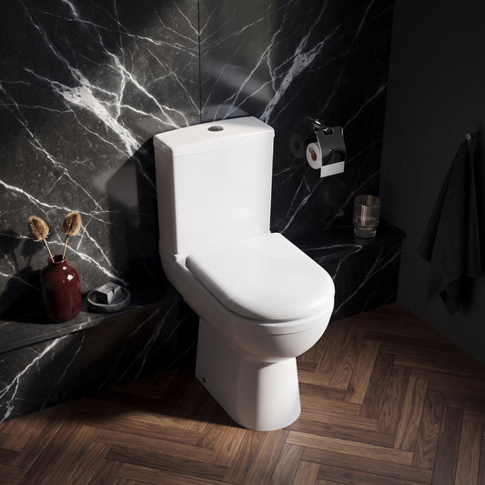 Fairford Hora Comfort Height Close Coupled Toilet with Seat