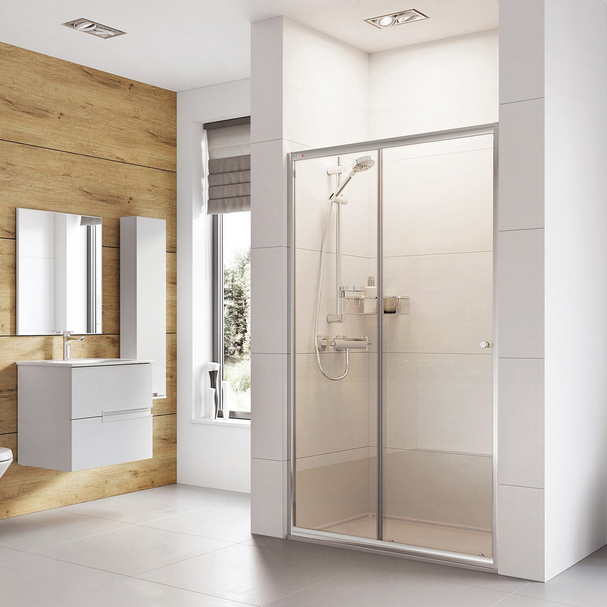 Fairford Pro 6mm, 1500mm Sliding Shower Door