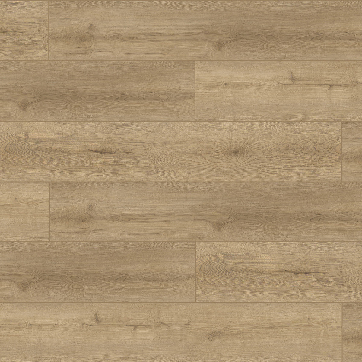 Rivato Natural Oak 1220 x 183mm Solidcore Waterproof Click Flooring Planks (Pack of 8) - 1.79m Per Pack