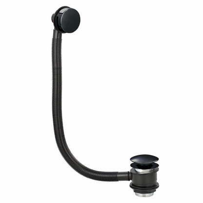 Fairford Element 7 Matt Black Round Pop Up Bath Waste