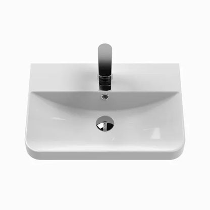 Fairford Crayo Satin Green 500mm 2 Door Wall Hung Vanity Unit