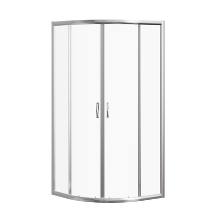 Fairford 5mm 800mm Chrome Quadrant Shower Enclosure