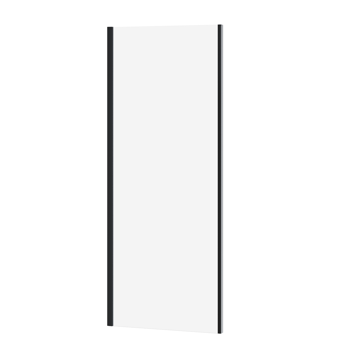 Fairford 6mm, 900mm Matt Black Shower Enclosure Side Panel
